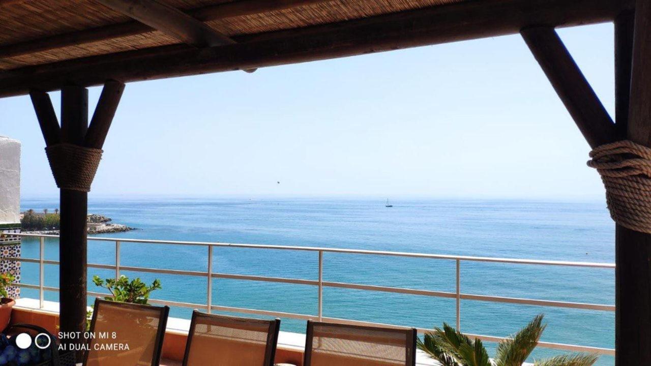 Holidays2Fuengirola Duplex With Stunning Sea View, Terraces,1St Line Beside Port Exterior foto