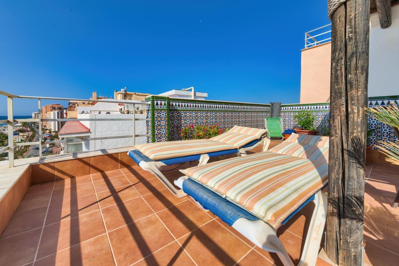 Holidays2Fuengirola Duplex With Stunning Sea View, Terraces,1St Line Beside Port Exterior foto