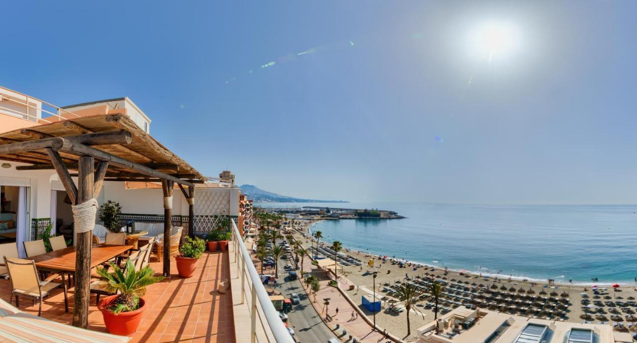 Holidays2Fuengirola Duplex With Stunning Sea View, Terraces,1St Line Beside Port Exterior foto